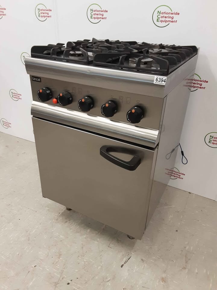 Lincat Silverlink Four Burner Stove & Oven, Natural Gas, Model- SLR6/N (NCE6394)