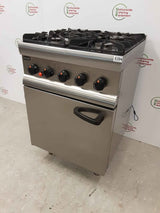 Lincat Silverlink Four Burner Stove & Oven, Natural Gas, Model- SLR6/N (NCE6394)