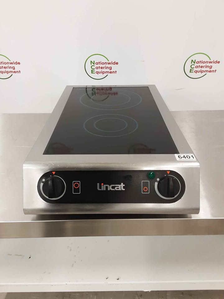 Lincat Tabletop Two Zone Induction Hob, 13amp,Model-IH21 (NCE6401)
