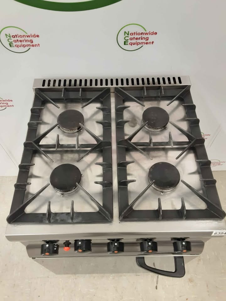 Lincat Silverlink Four Burner Stove & Oven, Natural Gas, Model- SLR6/N (NCE6394)