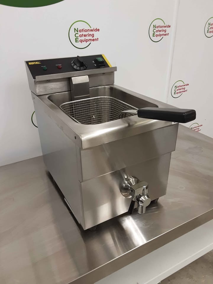 Buffalo Tabletop 13amp Electric Single Tank Induction Fryer, Model- CP793 (NCE6412)