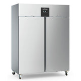 Ecofrost Stainless Steel 1300L Double Upright Ventilated Freezer. Model- 7950.5020. Delivery Included