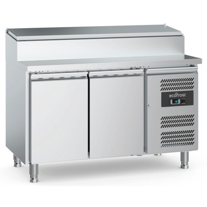 Ecofrost Two Door Counter Fridge With Toppings Opening, Adjustable Feet, 136cm. Model- 7950.5190. Delivery Included