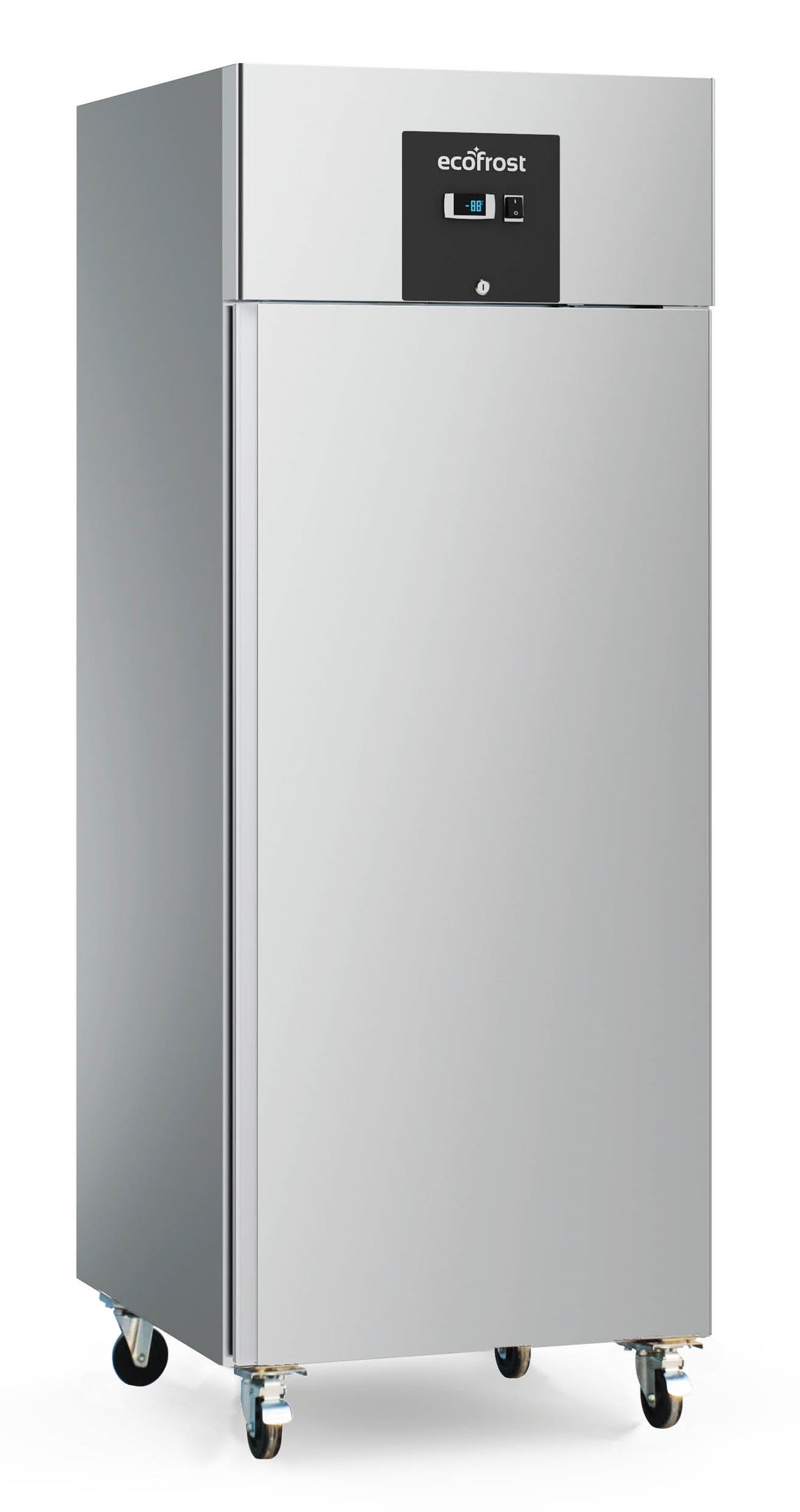 Ecofrost Stainless Steel 650L Single Upright Fridge. Delivery Included