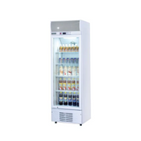 Arctica Single Glass Door Display Fridge With Illuminated Canopy