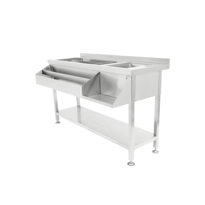 Combisteel Stainless Steel Cocktail Station/Sink, 140cm, Model- 7490.0405 (NCE6424)