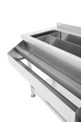 Combisteel Stainless Steel Cocktail Station/Sink, 140cm, Model- 7490.0405 (NCE6424)