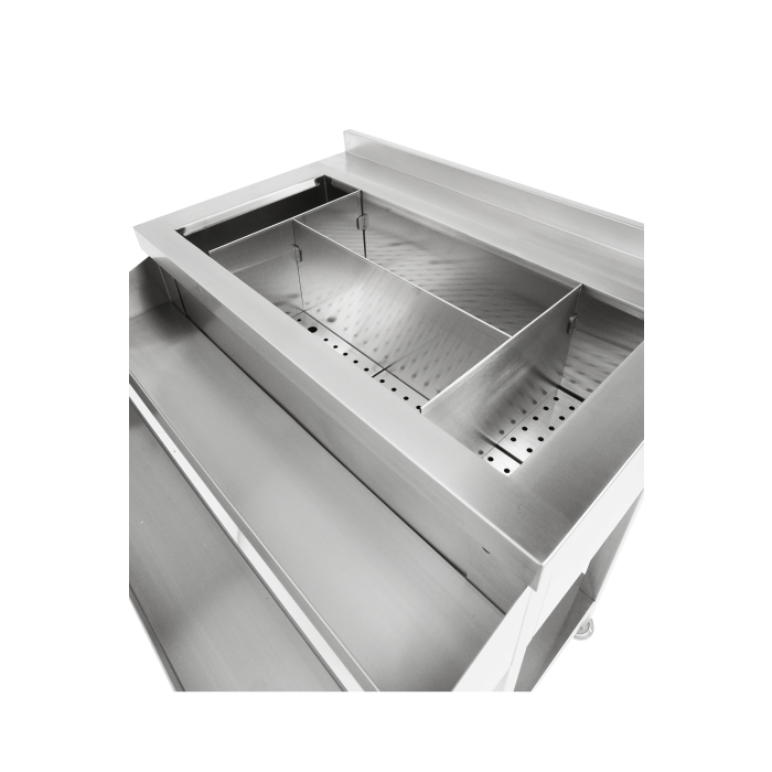 Combisteel Stainless Steel Cocktail Station/Sink, 90cm, Model- 7490.0400 (NCE6423)