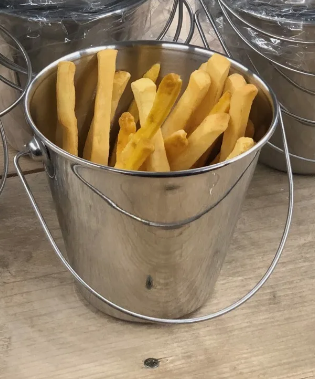 Stainless Steel Chip Serving Bucket x1 (3190)