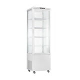 Hamoki Floorstanding Display Fridge - White, 238L, Model- IMT-238L