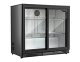 Sterling Pro Two Sliding Door Bottle Cooler, Model-SP2HC-BS (NCE4620)