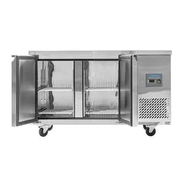 Arctica 2 Door Counter Fridge, 136cm, Model- HED496. Includes Delivery (NCE1783)