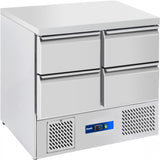 Prodis Low Energy Four Drawer Compact Counter Fridge, Model-EC-4DSS, Delivery Included