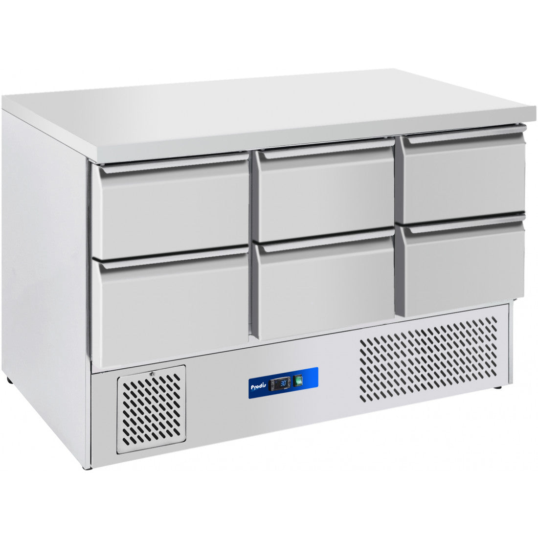 Prodis Six Drawer Compact Counter Fridge, Model-EC-6DSS. Delivery Included