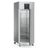 Ecofrost Stainless Steel 650L Single Upright Fridge. Delivery Included