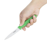 Hygiplas 8.5cm Green Paring Knife (4158)