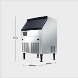 Hamoki 73Kg Per 24 Hours Ice Machine, Model- HAM73K (4253)