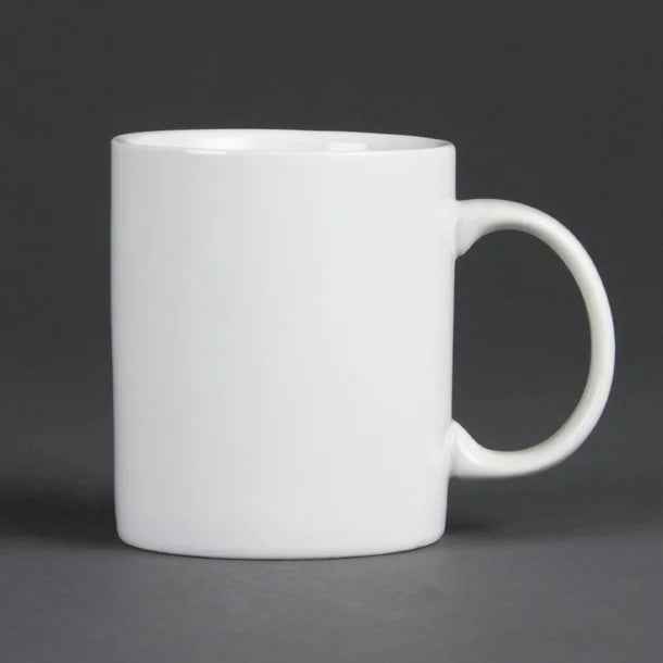 Olympia Whiteware Mugs (x12) (NCE3118)