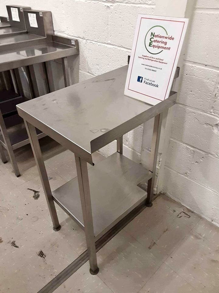 Stainless Steel Filler Table (Corner Cut Out), 48cm (NCE4306)