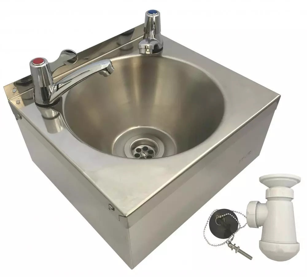 New Stainless Steel Hand Wash Basin with Lever Taps