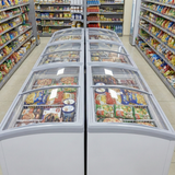 Prodis Curved Glass Display Freezer, 546L/182cm, Model- NVC5. Delivery Included