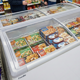 Prodis Curved Glass Display Freezer, 546L/182cm, Model- NVC5. Delivery Included