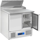 Prodis Two Door Compact Counter Fridge With Toppings Opening, Model- EC-2PREP. Delivery Included
