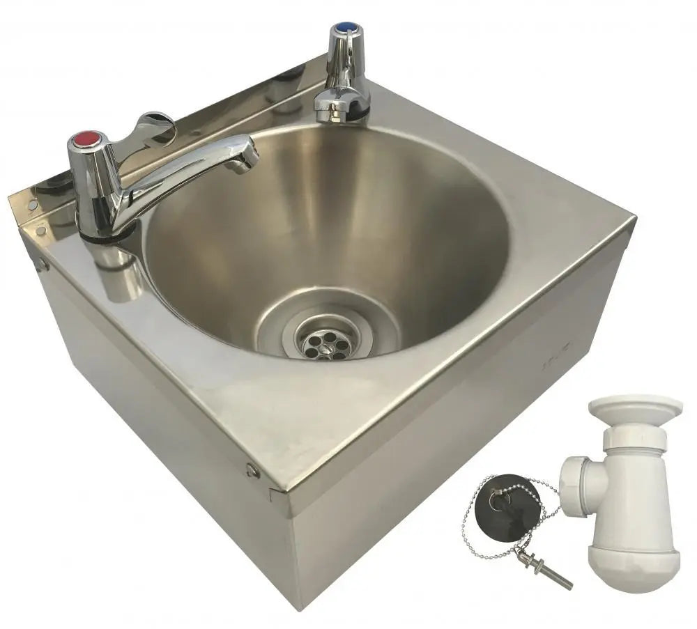 New Stainless Steel Hand Wash Basin with Lever Taps (NCE1719)