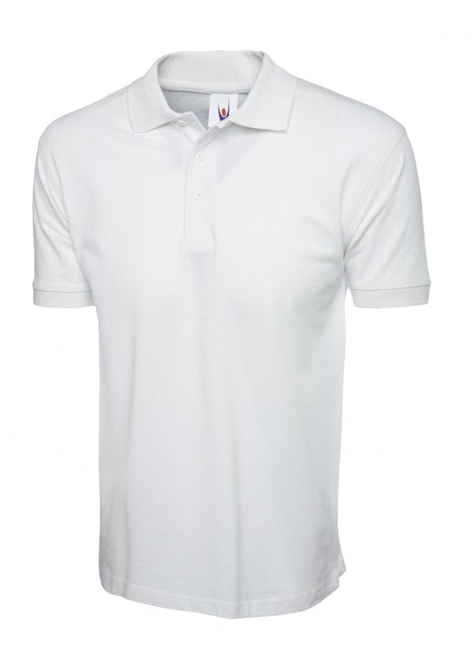 Uneek Small White Polo Shirt  (4117)