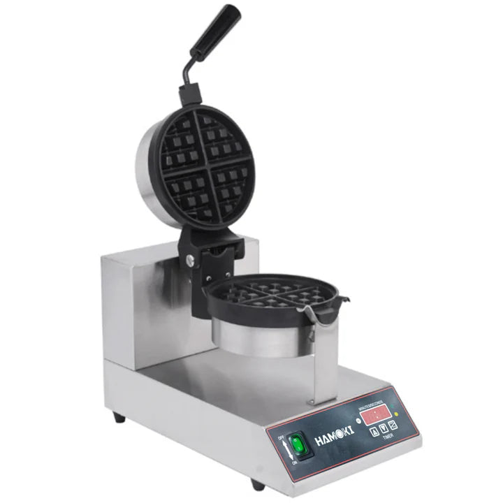 Hamoki Rotating Single Waffle Maker, 13amp