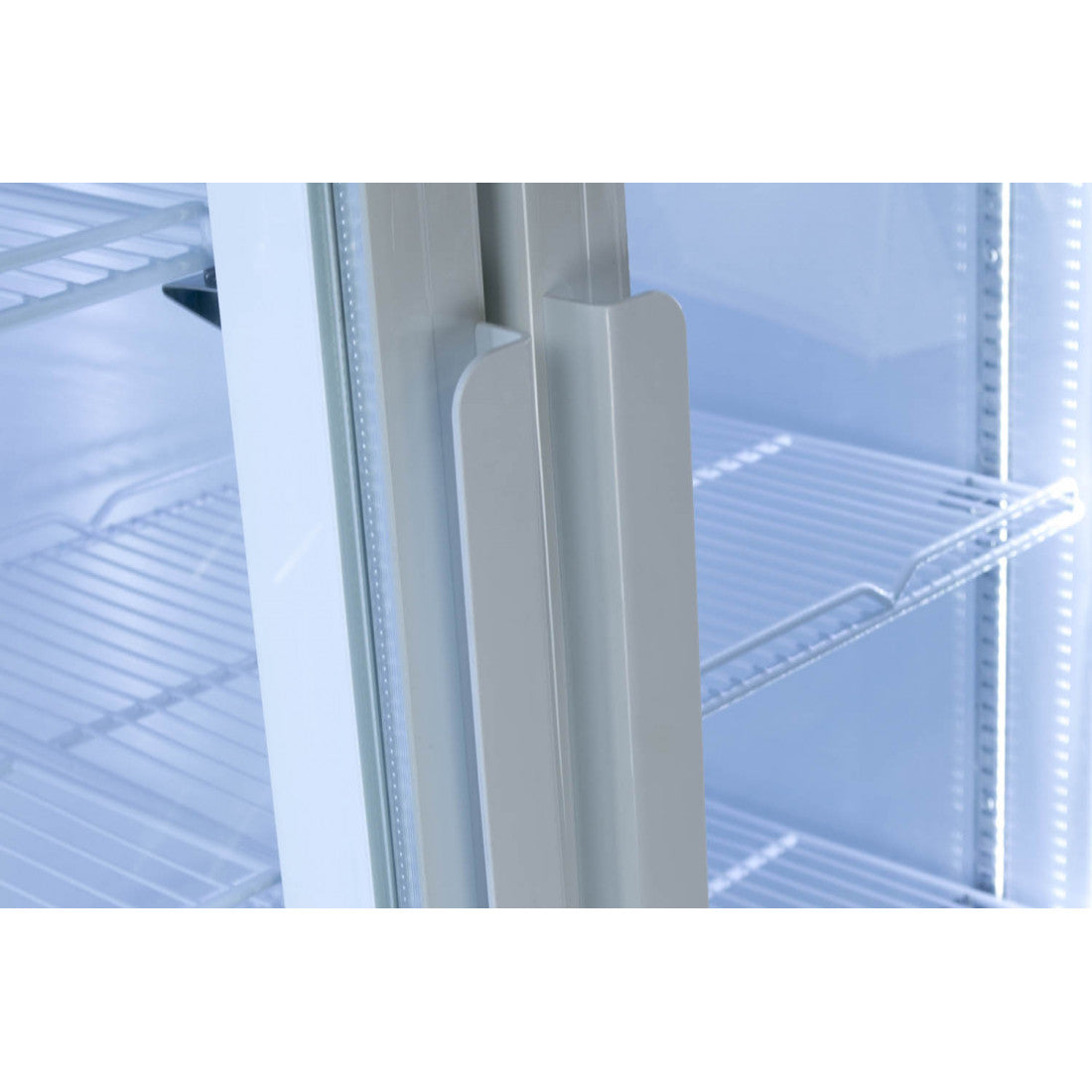 Prodis White Double Door Tall Shop Display Fridge, Model-XD1201. Delivery Included