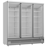 Prodis Heavy Duty Triple Door Display Fridge, Low Energy, Model-XPD1850-P-G-LE. Delivery Included