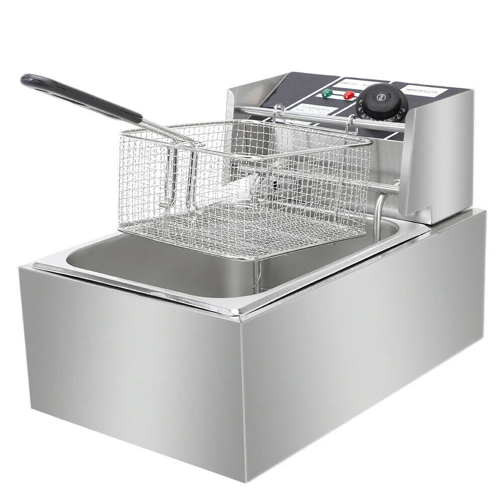 Zokop Tabletop Single Tank Fryer, NEW, 13amp (NCE1972)